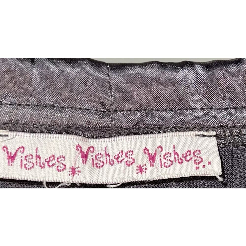 Wishes Wishes Wishes Charcoal Grey Puff Sleeve Mini Dress Size S - No size Tag- - Picture 6 of 6